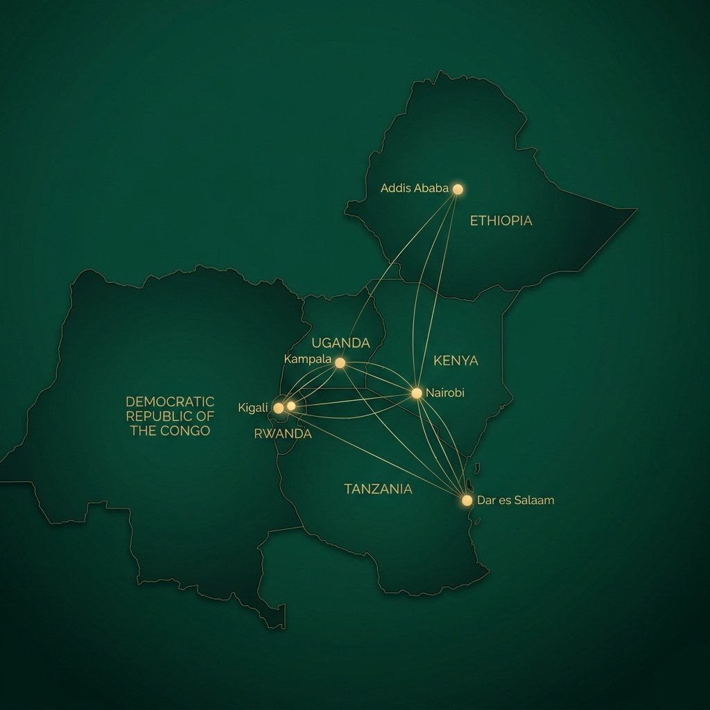 East Africa commercial network